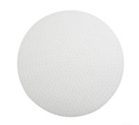 Alfombrilla de silicona resistente al calor para olla arrocera comercial, almohadilla antiquemaduras, control de vapor, seguro para alimentos, blanco, 18 cm a 40 cm, forro (28 cm)