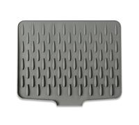 Alfombrilla Escurreplatos de Silicona Plegable Alfombrilla Escurreplatos con Salida de Drenaje Diseño de Inclinación Elevada Drenaje Rápido Alfombrillas de Drenaje Fregadero Cocina