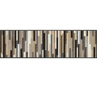 Alfombrilla Mikado Stripes, diseño "nature", decorativa, para interiores, rectangular, multicolor, unicolor, ideal para otoño