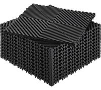 Alfombrilla modular de drenaje, con sistema de encaje, de 30 x 30 cm. Baldosa de suelo con sistema de drenaje