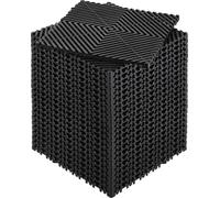 Alfombrilla modular de drenaje, con sistema de encaje, de 30 x 30 cm. Baldosa de suelo con sistema de drenaje