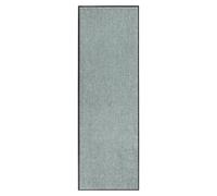 Alfombrilla para interiores y exteriores de la marca Hanse Home, color menta, antideslizante, atrapasuciedad, fácil de limpiar - 60x180 cm