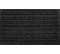 Alfombrilla para la puerta, de 3048 x 914 mm, ideal para uso comercial en interiores y exteriores. Alfombra industrial con diseño a rayas y base de PVC. Alfombrilla resistente y lavable para la entrad