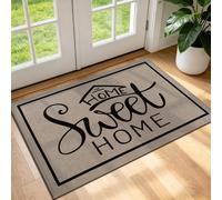 Alfombrilla para pies, 44 x 76 cm, alfombrilla antideslizante para interiores, lavable, ideal para la entrada, absorbente, para zapatos