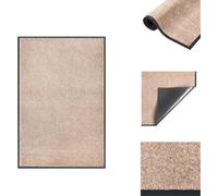 alfombrilla para pies, color beige, 80x120 cm - alfombrillas