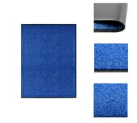 alfombrilla para pies lavable, color azul, 90x120 cm - alfombrillas para pies