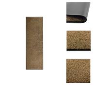 alfombrilla para pies lavable, color marrón, 60x180 cm - alfombrillas para pies