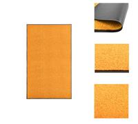 alfombrilla para pies lavable, color naranja, 90x150 cm - alfombrillas para pies