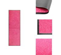 alfombrilla para pies lavable, color rosa, 60x180 cm - alfombrillas para pies