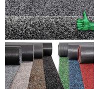Alfombrilla para puerta, atrapador de suciedad, modelo POET, 40x60 cm, color gris, resistente y repelente al agua