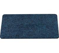 Alfombrilla para puerta, atrapador de suciedad, modelo POET, 40x80 cm, color azul, resistente y repelente al agua