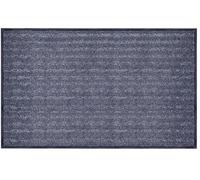 Alfombra para suelo q-connect premium para interiores antideslizante fibra polipropileno y fieltro gris 90x150 cm - KF03779