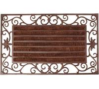 Alfombrilla para puerta Esschert Design, diseño "Espiral de coco"; modelo LH59