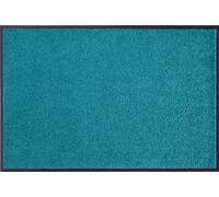 Alfombrilla para puerta Hanse Home, color turquesa, antideslizante, atrapasuciedad, fácil de limpiar - 90x150 cm