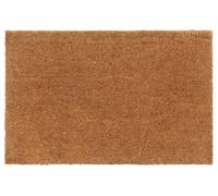 alfombrilla para puerta vidaXL, natural, 65x100 cm, fibra de coco, con textura
