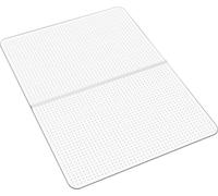 Alfombrilla para silla de oficina, 915 x 1225 mm, ideal para suelos con alfombra. Protector de suelo de plástico con superficie texturizada, antideslizante y fácil de limpiar. Alfombrilla suave que se