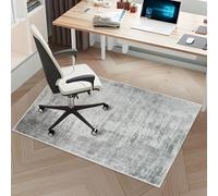Alfombrilla protectora para silla de oficina de 90 x 120 cm, alfombrilla protectora para suelos duros, antideslizante, base para silla de oficina, para suelo duro, laminado y azulejos