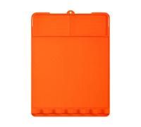 Alfombrilla Silicona Barbacoa para Weber Performer Touch-N-Go 1990-2005, Protector para Parrilla Superficie Trabajo, Resistente Calor, para BBQ Cocina Exterior,C Orange