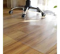 Alfombrilla Transparente para Silla Alfombrilla para Silla de 1,5/2 mm Alfombrilla para Silla para Suelos Duros, Alfombra de plástico PVC Transparente de Alta Resistencia al Impacto para ofi