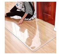 Alfombrilla Transparente para Silla, Alfombrilla Protectora para Suelo, para Suelos de Madera, Alfombrillas Antideslizantes para la Puerta de Entrada, se Puede Cortar, 1,5 mm, Alfombrilla TR
