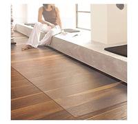 Alfombrilla Transparente para Silla, PVC, Protector de Suelo para Ordenador de Oficina, Antideslizante y Duradero, Protector de Suelo de Madera para Muebles de Oficina en casa, 65/85/105/125