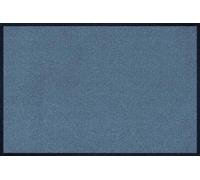 Alfombrilla Unyqoos® lavable, 40x60 cm, azul acero – con pelo de nylon y base antideslizante de caucho de nitrilo 100%, ideal para interiores y exteriores, perfecta para pasillos, cocinas y maleteros