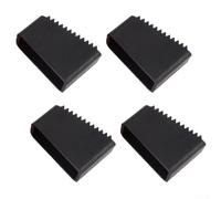 Alfombrillas antideslizantes de goma de calibre pesado para escaleras domésticas, 55 x 38 mm, dimensiones exteriores