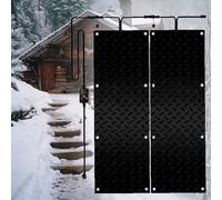 Alfombrillas para Derretir Nieve, Alfombrillas Térmicas para Derretir Nieve en Escaleras Exteriores, Alfombrillas para Derretir Nieve y Hielo Para Escalones, con Cable De Alimentación De 6 Pies(2pc,30