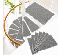 Alfombrillas para Escalera Caracol 7 Uds Autoadhesivas Protector