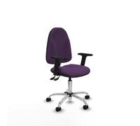 Algarra as bali morado brazos 2d base cromada ruedas nailon 50mm