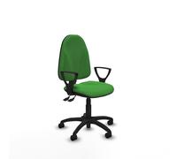 PIQUERAS Y CRESPO Silla de oficina Algarra Verde con mecanismo Asincro