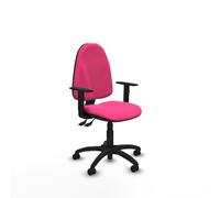 Algarra as similpiel rosa brazos 1d base poliamida ruedas autofrenante