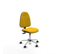 Algarra cpdm bali amarillo base cromada ruedas autofrenantes 50mm