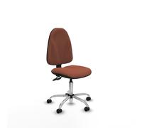 Algarra cpdm bali marrón base cromada ruedas engomadas 50mm