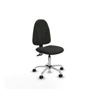 Algarra cpdm bali negro base cromada ruedas nailon 50mm