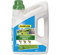 Algoflash Fertilizante Líquido 3 en 1 para Césped Concentrado 2,5 L
