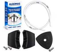 ALGOMAS® Recambios Compatibles con Magefesa Clásica | Pack Repuestos para Olla Magefesa | Incluye Pomo, 2 Asas, Tornillos y Junta de Goma 92cm | Registro Sanitario 39.01.773/VI