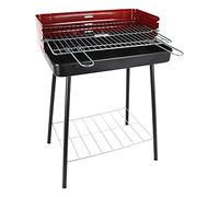 Algon Barbacoa de Carbón con Patas Ne Gramos o Rojo (52 X 37 x 71,5 cm) Talla única