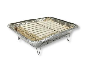 Algon - Barbacoa Instantánea 800GRS - Resistente, Duradera y Portátil - Fácil de Limpiar - Versátil para Exteriores - Alta Calidad y nergética