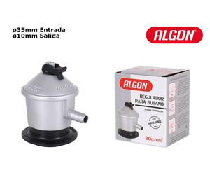 Algon Bbq Regulador para Butano 30g/cm2, Pack de 6 unidades