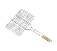 Algon - Parrilla BBQ CRWOOD 35x25cm - Resistente y Duradera, Fácil de Limpiar - Versátil para Exteriores - Portátil y Compacta