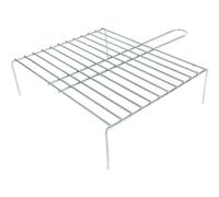 ALGON - PARRILLA CHULETÓN 43X35X52-5CM DOBLE ZINCACA - Parrilla Barbacoa Resistente y Duradera - Parrilla Barbacoa Fácil de Limpiar y Mantener - Parrilla Barbacoa Versátil para Uso en Exteriores - Par
