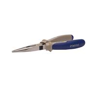 Alicate de boca semi redonda con mango bimaterial, 161mm 612-160-1 iri