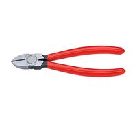 Knipex Alicates de corte lateral 70 01 125 SB, 125 mm, filo pulido, DIN ISO 5749, empuñadura PVC