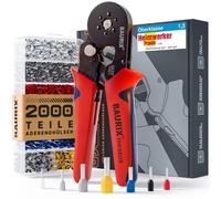 Alicate de crimpar hexagonal BAURIX® con 2000 unidades