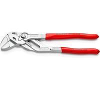 Alicate de fontanero y llave inglesa combinados, de 180 mm, cromados