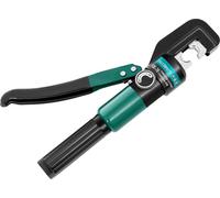 Alicate hidráulico para crimpar/prensar terminales - YQK-70 - Manual - 8 pares de matrices - Para cables de 4–70 mm² - Para terminales - Verde