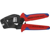 Knipex Alicate autoajustable 97 53 09 para crimpar punteras huecas 190 mm mangos multicomponente