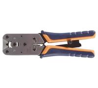 Alicate profesional para crimpar conectores modulares de 8 posiciones y 8 contactos (RJ45)