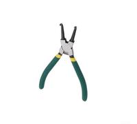 Alicates circulares de 7 pulgadas para anillos de presión doblados internos, removedor de anillo de retención de acero con mango de resorte y agarre antideslizante (doblado interior)